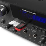 Karaoke Versterker met Bluetooth - Fenton AV430B - 600W - 2 Microfooningangen met Echo - Mp3 Speler