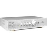 Stereo versterker - Audizio AD200A - hifi versterker met Bluetooth - Subwoofer aansluiting - Zilver