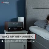AUDIZIO - Corno - Retro DAB Radio - Grijs - DAB+ - Bluetooth 5.0