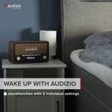 DAB Radio met Bluetooth - Retro - DAB+/FM - Op Batterijen en Netstroom
