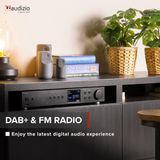 AUDIZIO Adria - DAB en Internet Tuner - Zwart - Bluetooth - Wifi Radio