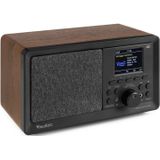DAB Radio met Bluetooth - Audizio Padova Retro Radio - Met Mp3-speler en Afstandsbediening - 40W