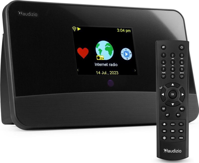 AUDIZIO Livorno - DAB+ Tuner - Zwart - WIFI - Bluetooth