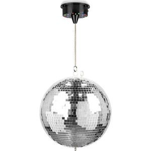 Fuzzix MB30ML Discobal 30 cm - met motor op batterijen en RGBW LED's