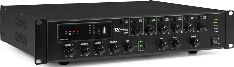 Power Dynamics PMP240 - Versterker - 240W - Bluetooth - 6 Zones