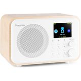 DAB Radio - Audizio Vicenza - DAB / DAB+ en Internet Radio met Bluetooth - WIFI - Accu - Wit