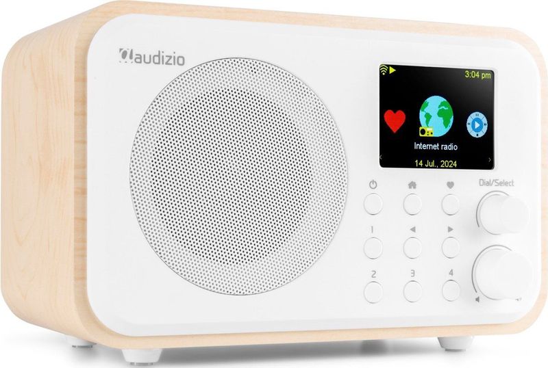 Audizio - Vicenza - DAB en Internet Radio - Wit - Compact en Draagbaar