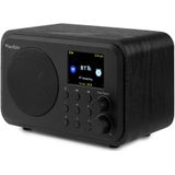 DAB Radio - Audizio Vicenza - DAB / DAB+ en Internet Radio met Bluetooth - WIFI - Accu - Zwart