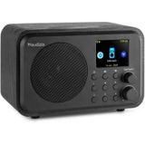 DAB Radio - Audizio Vicenza - DAB / DAB+ en Internet Radio met Bluetooth - WIFI - Accu - Zwart