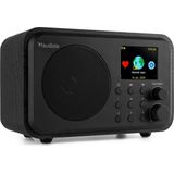 DAB Radio - Audizio Vicenza - DAB / DAB+ en Internet Radio met Bluetooth - WIFI - Accu - Zwart