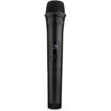 Vonyx VSP200 - 200 Watt Mobiele Speaker met Bluetooth 5.0 - 10 inch - 2 Draadloze UHF microfoons