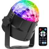 Fuzzix Tornado RGB Discolamp met zuignapstandaard en bevestigingsbeugel