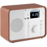 Audizio - Nardo - DAB Radio - Wit - Compact Design - Bluetooth