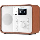 Audizio - Nardo - DAB Radio - Wit - Compact Design - Bluetooth