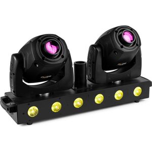 BeamZ Fuze Twin spot moving head bar - 75W duo moving heads + 15W RGBW LED bar