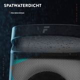 Partybox - Fenton Pulse160 speaker met lichteffecten - Met microfoon en ingebouwde accu