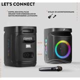 Partybox - Fenton Pulse65 - Speaker Bluetooth - Party speaker met microfoon en accu - spatwaterdicht