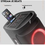 Partybox - Fenton Pulse65 - Speaker Bluetooth - Party speaker met microfoon en accu - spatwaterdicht