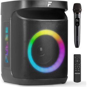 Partybox - Fenton Pulse65 - Speaker Bluetooth - Party speaker met microfoon en accu - spatwaterdicht