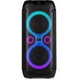 Partybox - Fenton Core160 - Bluetooth speaker met lichteffecten - Met microfoon en oplaadbare accu