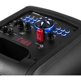 FENTON Track510 - Party Speaker - Zwart - 160W Vermogen - Met LED-Lichtshows