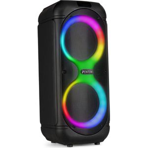 FENTON Track510 - Party Speaker - Zwart - 160W Vermogen - Met LED-Lichtshows