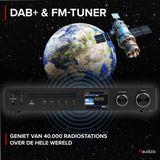 Audizio - Bolzano - Internetradio - Zwart - DAB+ en FM - CD Speler - Bluetooth - Spotify Connect