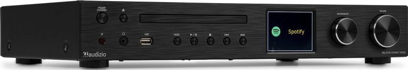 Audizio - Bolzano - Internetradio - Zwart - DAB+ en FM - CD Speler - Bluetooth - Spotify Connect