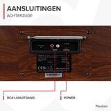 Audizio - Avola - Internetradio - DAB+/FM - Bluetooth - CD Speler - Houtlook