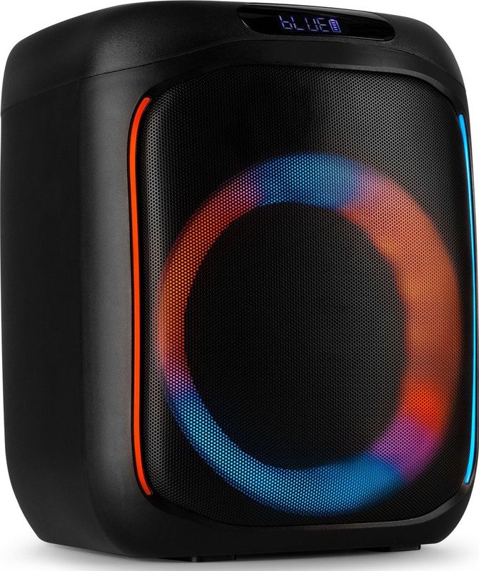 Partybox - Fenton Track160 portable speaker met Bluetooth - Karaoke set met lichteffecten - 100W