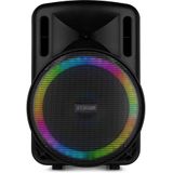 Fenton FT15LED MK2 - Karaoke Box - Accu - 15 inch - Bluetooth - 800W