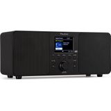 DAB radio met Bluetooth - Audizio Genua - DAB+ radio, FM radio - Auto scan - Zwart
