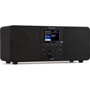 DAB radio met Bluetooth - Audizio Genua - DAB+ radio, FM radio - Auto scan - Zwart