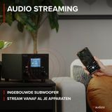 AUDIZIO - Vieste - DAB Radio - Zwart - Bluetooth - Ingebouwde Subwoofer