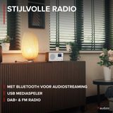 AUDIZIO Avio DAB Radio - Wit - DAB+ en FM - 20 Voorkeurszenders