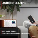 AUDIZIO Avio DAB Radio - Wit - DAB+ en FM - 20 Voorkeurszenders