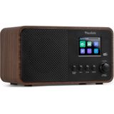DAB radio Audizio Avio DAB radio met Bluetooth DAB+ FM USBvoorkeurszender Houtlook