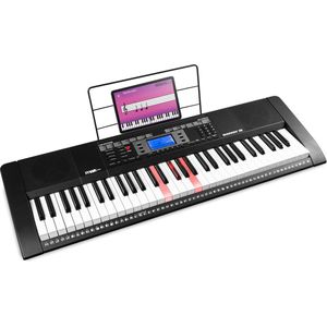 Keyboard met 61 toetsen - MAX Rhapsody61L met lichtgevende toetsen - MIDI keyboard voor beginners en producers