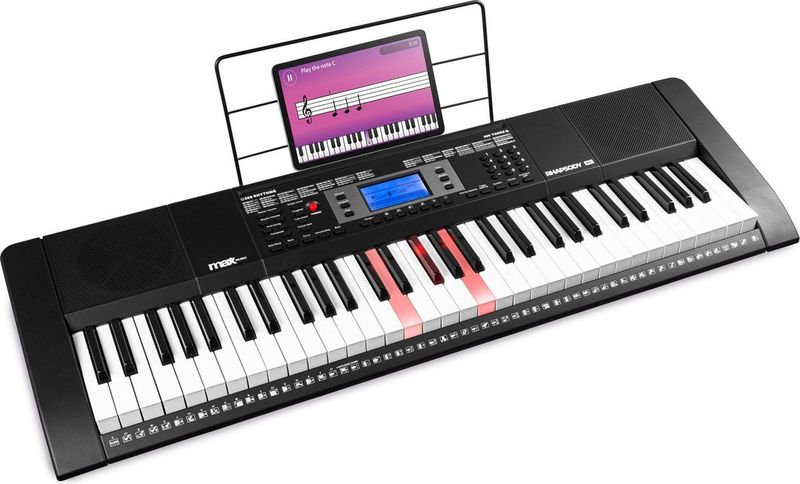 MAX - Rhapsody61L - MIDI Keyboard - Lichtgevende Toetsen - 61 Toetsen