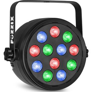 Discolamp Party Lights - Fuzzix PLF12 LED Par - Met 12x 2W multicolor LED’s - Discolamp kinderen