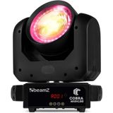 BeamZ Cobra Wash100 moving head met LED ring - CW/WW - 100W