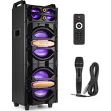 Fenton - LIVE2102 - Mobiele Geluidsinstallatie - Zwart - 800W - Bluetooth