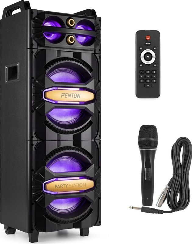 Fenton - LIVE2102 - Mobiele Geluidsinstallatie - Zwart - 800W - Bluetooth