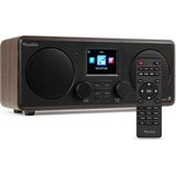 AUDIZIO Foza Wood DAB Radio - Bruin - Hout - Bluetooth 5.0