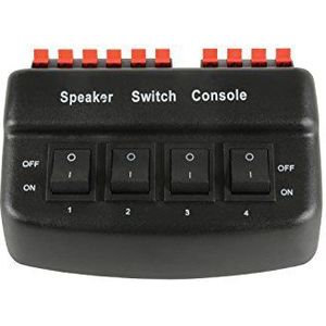 4-weg luidspreker selector