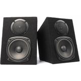 Studio Monitor Speakerset - Fenton DMS40 - 2 DJ Speakers tot 100 Watt - 4.5 Inch Passief - Compact Formaat