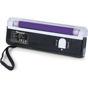 Draagbare blacklight - Draagbare blacklight / UV lamp met LED zaklamp - Vals geld detector - Geocaching