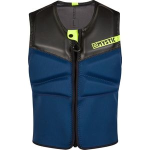 Mystic Block Impact Vest Fzip Kite - Navy/Lime - XL