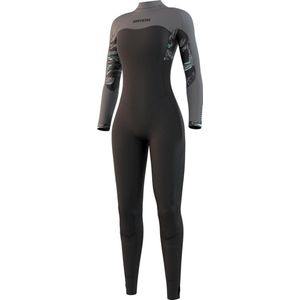 Mystic Dazzled Fullsuit 4/3mm Bzip Women - Black