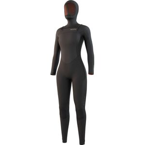 Mystic Dames Wetsuit Gem Hooded 6/4/3mm Dfzip - Black